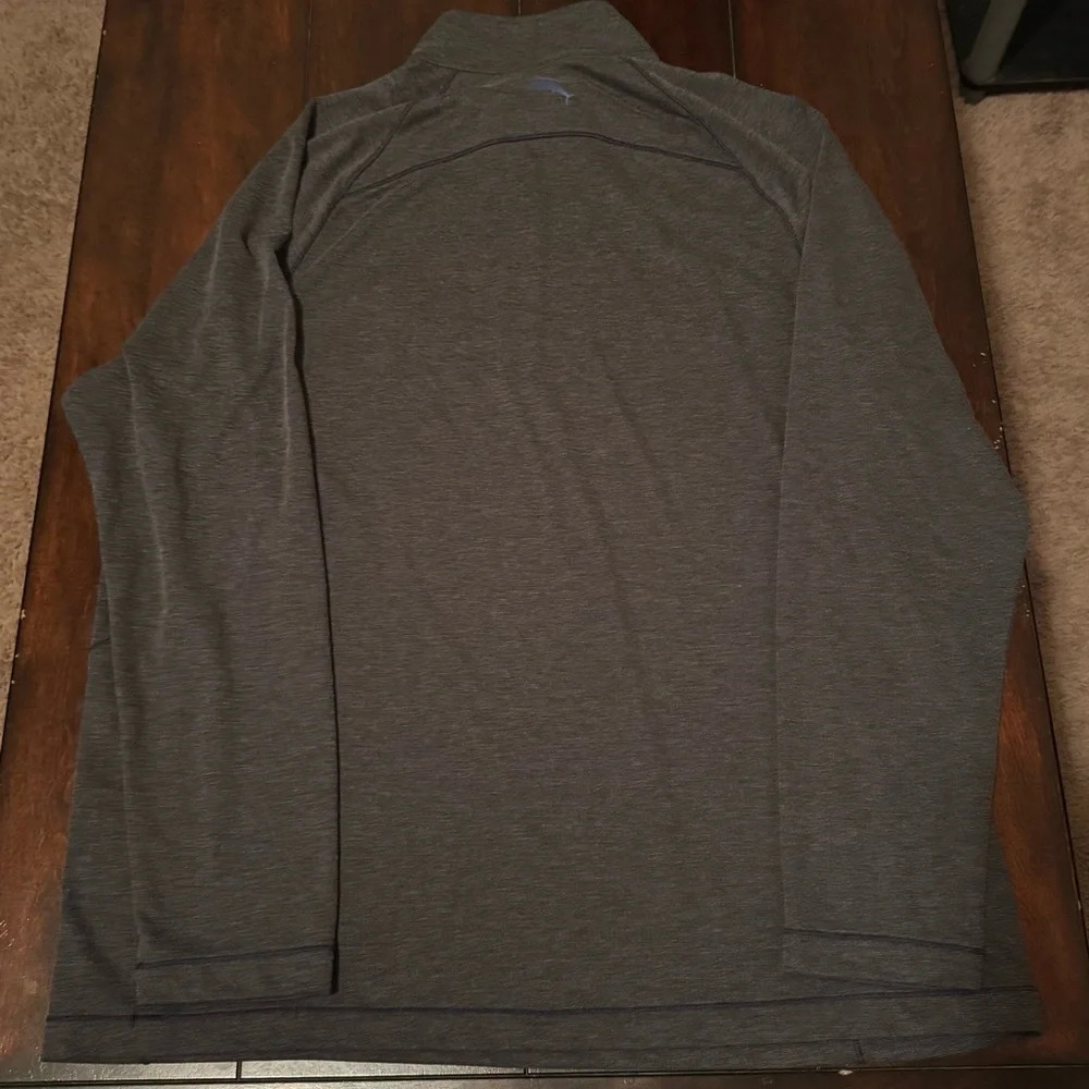 Tommy Bahamas Long Sleeve Quarter-Zip Pullover with Retro Chicago Bears Logo XL - Picture 5 of 7